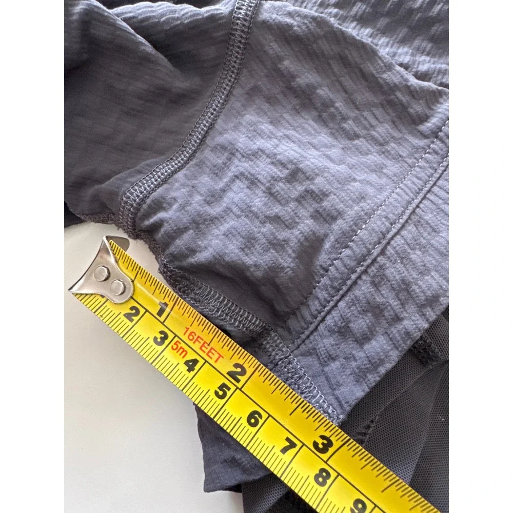 Lululemon Logo Waistband High-Rise Training Shorts wide waistband built-in liner